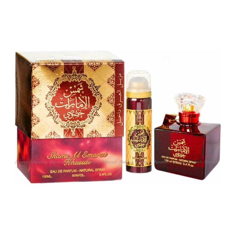 Shams Al Emarat Khususi With Deo 100ml EDP Perfume For Unisex By Ard Al Zaafaran